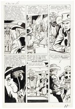 KID COLT OUTLAW #92 ORIGINAL ART PAGE TRIO BY JACK KELLER.