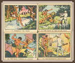 "TARZAN AND THE CRYSTAL VAULT OF ISIS" GUM CARDS.