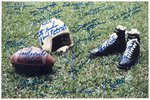 FOOTBALL HOF MULTI-SIGNED PHOTO.