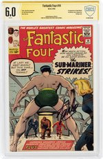 FANTASTIC FOUR #14 MAY 1963 CBCS VERIFIED SIGNATURE 6.0 FINE.