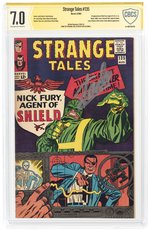 STRANGE TALES #135 AUGUST 1965 CBCS VERIFIED SIGNATURE 7.0 FINE/VF (FIRST NICK FURY, AGENT OF S.H.I.E.L.D.).