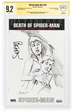 ULTIMATE SPIDER-MAN #160 AUGUST 2011 CBCS VERIFIED SIGNATURE 9.2 NM- (MARK BAGLEY SKETCH/BLANK VARIANT, DEATH OF SPIDER-MAN).