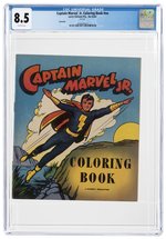 CAPTAIN MARVEL JR. COLORING BOOK #NN CGC 8.5 VF+ (AUSTRALIAN).