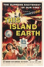 THIS ISLAND EARTH ONE-SHEET MOVIE POSTER.