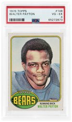 1976 TOPPS #148 WALTER PAYTON (HOF) ROOKIE CARD PSA 4 VG-EX.