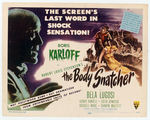 BORIS KARLOFF "THE BODY SNATCHER" LOBBY CARD.