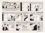 DICK TRACY 1977 DAILY STRIP ORIGINAL ART BY CHESTER GOULD.