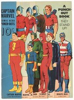 "CAPTAIN MARVEL COMIC HERO PUNCH-OUTS" BOOK.