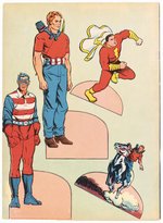 "CAPTAIN MARVEL COMIC HERO PUNCH-OUTS" BOOK.