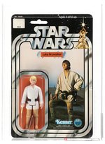 STAR WARS (1978) - LUKE SKYWALKER 12 BACK-A AFA 80 NM.