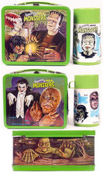 "UNIVERSAL'S MOVIE MONSTERS" LUNCH BOX W/THERMOS.