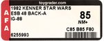 STAR WARS: THE EMPIRE STRIKES BACK (1982) - IG-88 48 BACK-A AFA 85 NM+.