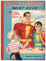 CAPTAIN MARVEL & CAPTAIN MARVEL JR. COMIC STORY PAINT BOOK.