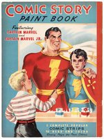 CAPTAIN MARVEL & CAPTAIN MARVEL JR. COMIC STORY PAINT BOOK.