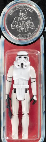 STAR WARS: THE POWER OF THE FORCE (1985) - STORMTROOPER 92 BACK AFA 80 NM (CLEAR BLISTER).