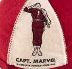 CAPTAIN MARVEL "CAPT. MARVEL" SKULL CAP BEANIE.