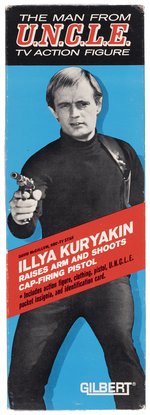 THE MAN FROM U.N.C.L.E. - ILLYA KURYAKIN BOXED GILBERT ACTION FIGURE.