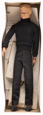 THE MAN FROM U.N.C.L.E. - ILLYA KURYAKIN BOXED GILBERT ACTION FIGURE.