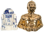 “STAR WARS”DROIDS COOKIE JAR/BANK PAIR.