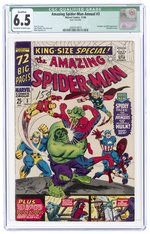 AMAZING SPIDER-MAN ANNUAL #3 NOVEMBER 1966 CGC QUALIFIED 6.5 FINE+.