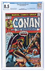 CONAN THE BARBARIAN #23 FEBRUARY 1973 CGC 8.5 VF+ (FIRST RED SONJA).