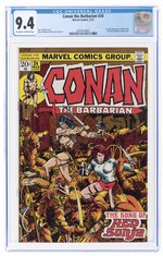 CONAN THE BARBARIAN #24 MARCH 1973 CGC 9.4 NM (FIRST FULL RED SONJA).