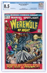 MARVEL SPOTLIGHT #4 JUNE 1972 CGC 8.5 VF+ (FIRST DARKHOLD).