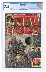 NEW GODS #1 FEBRUARY-MARCH 1971 CGC 7.5 VF- (FIRST ORION, LIGHTWAY, METRON, HIGH-FATHER & KALIBAK).