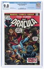 TOMB OF DRACULA #13 OCTOBER 1973 CGC 9.0 VF/NM.