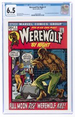 WEREWOLF BY NIGHT #1 SEPTEMBER 1972 CGC 6.5 FINE+.