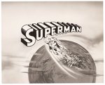 "SUPERMAN" 1956 TV COMMERCIAL BACKGROUND ART PRINT.