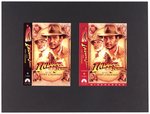 INDIANA JONES TRILOGY VHS MOCK-UP BOARD TRIO.