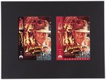 INDIANA JONES TRILOGY VHS MOCK-UP BOARD TRIO.