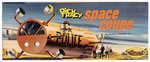 AURORA DICK TRACY & SPACE COUPE FACTORY-SEALED BOXED MODEL KIT PAIR.