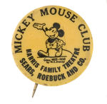 RARE MICKEY CLUB FROM "HARRIS FAMILY THEATER/SEARS ROEBUCK & CO."