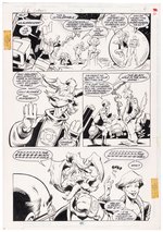 GREEN LANTERN CORPS QUARTERLY #2 COMIC BOOK PAGE ORIGINAL ART TRIO BY JOE JAMES (G'NORT).