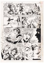 GREEN LANTERN CORPS QUARTERLY #5 COMIC BOOK PAGE ORIGINAL ART LOT BY JOE JAMES (G'NORT).