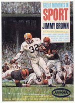 AURORA GREAT MOMENTS IN SPORT - JIMMY BROWN FACTORY-SEALED BOXED MODEL KIT.