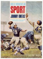 AURORA GREAT MOMENTS IN SPORT - JOHNNY UNITAS FACTORY-SEALED BOXED MODEL KIT.