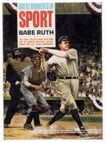 AURORA GREAT MOMENTS IN SPORT - BABE RUTH FACTORY-SEALED BOXED MODEL KIT.