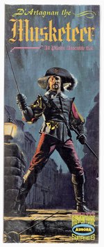 AURORA D'ARTAGNAN THE MUSKETEER FACTORY-SEALED BOXED MODEL KIT.