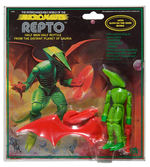 “MICRONAUTS REPTO” CARDED ACTION FIGURE.