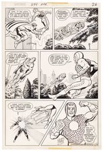 SUPERMAN #298 COMIC BOOK PAGE ORIGINAL ART BY CURT SWAN.