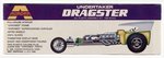 AURORA UNDERTAKER DRAGSTER (1969 VERSION) FACTORY-SEALED BOXED MODEL KIT.