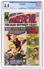 DAREDEVIL #1 APRIL 1964 CGC 3.5 VG- (FIRST DAREDEVIL).