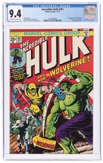 INCREDIBLE HULK #181 NOVEMBER 1974 CGC 9.4 NM (FIRST FULL WOLVERINE).