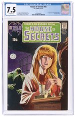HOUSE OF SECRETS #92 JUNE-JULY 1971 CGC 7.5 VF- (FIRST SWAMP THING).