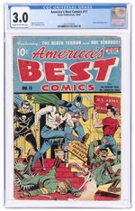 AMERICA'S BEST COMICS #11 OCTOBER 1944 CGC 3.0 GOOD/VG.