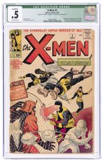 X-MEN #1 SEPTEMBER 1963 CGC QUALIFIED 0.5 POOR (FIRST X-MEN & MAGNETO).