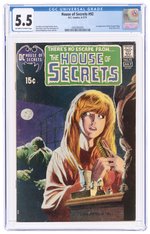 HOUSE OF SECRETS #92 JUNE-JULY 1971 CGC 5.5 FINE- (FIRST SWAMP THING).
